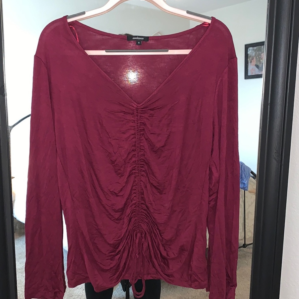 Fashion Nova Cinch Dressy Top